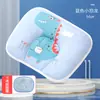 Almohada de Dibujos Animados para Bebé en Stock, Soporta la Forma de la Cabeza del Bebé, Almohada de Dibujos Animados de Algodón Transpirable para Recién Nacidos, Transpirable y Desmontable