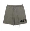 Pantalones cortos GOD europeos y americanos para hombre, tendencia High Street, temporada 8, línea 1977, 22S, pantalones cortos deportivos casuales holgados retro