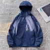 Chaqueta de Otoño para Hombre de Moda Holgada con Capucha Estilo Americano Funcional Ropa de Trabajo para Exteriores
