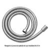 Mangueira de chuveiro mangueira de chuveiro de aço inoxidável criptografia à prova de explosão bico de chuveiro tubo de água mangueira de metal revestida resistente a altas temperaturas