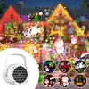 Tubo de luz de proyección para vacaciones transfronterizo luz de tormenta de nieve LED enchufe USB luz de Navidad luz de proyección de ambiente de Halloween