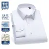 300 peças de camisas masculinas formais de negócios de manga longa de seda de amoreira de seis fios, camisas brancas Rutei DP sem ferro, feitas sob medida
