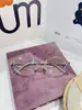 Gafas de Montura Pequeña Retro de Metal con Montura Irregular Polygonal de Acetato para Mujer Xiaohongshu S02524 Titanio Puro