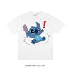 Verano 2022 ins camiseta de manga tres cuartos para hombre de moda japonesa de manga corta top caricatura talla grande camiseta de manga corta