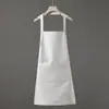 Avental para Cozinha Doméstica, Impermeável, Fofo, Estilo Coreano, Feito Sob Medida com Impressão de Logotipo Publicitário, Atacado de Fabricante, Macacões Sem Mangas para Homens e Mulheres