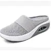 Zapatillas de verano coreanas de media punta zapatos blancos para mujer sin tacón slip-on zapatos para mujer zapatos perezosos talla grande zapatos planos