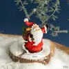 Decoración Navideña Popular Transfronteriza Resina Retro Hombre Viejo Muñeco de Nieve Adornos para Paisajismo de Ventanas Decoraciones de Escritorio para el Hogar