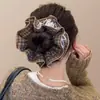 Nuevo Diseño Coreano de Nicho Hecho a Mano Encaje Plisado Encaje Banda para el Cabello Doble Capa Intestino Grande para el Cabello Accesorios para el Cabello