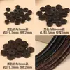 Contas separadoras de pedra de vesícula preta banhadas a ouro 18k, contas de roda, contas Rudraksha, contas decorativas de estrela e lua, contas separadoras para pulseira DIY, acessórios
