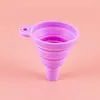 Embudo de Silicona, Grado Alimenticio, Resistente a Altas Temperaturas, Retráctil, Embudo Doméstico para Aceite, Embudo para Vino, Embudo para Dispensar Líquidos, Embudo Plegable, Engrosado