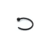 Piercing de nariz em aço inoxidável em forma de C para Amazon transfronteiriço nicho versátil estilo europeu e americano argola de nariz joia de perfuração simples atacado