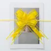 Guirnalda de Cinta Colorida Color Sólido Transparente Elegante Flor Estirada a Mano Decoración de Fiesta Boda Habitación Coche de Boda Escalera Techo Lazo