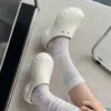 Amor Hormiga Moda Nueva Primavera/Verano Patrón de Estrellas Dulces Pantuflas de Punta Cerrada Color Sólido Uso en Casa y al Aire Libre Suela Gruesa Aumenta la Altura Estilo para Mujer