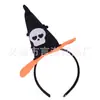 Calabaza de Halloween Cráneo Sombrero Puntiagudo Araña Divertida Calabaza Sombrero de Cumpleaños Fiesta Infantil Baile de Graduación Diadema Decorativa