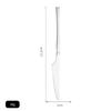 Amazon Transfronteiriça Pequena Cintura Aço Inoxidável Pequena Cintura Talheres Caixa de Presente de Quatro Peças Dourada Faca e Garfo Ocidentais para Bife