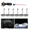 Adequado para Jeep Wrangler Jl 24-25 Anos Especial Grade Média Pequena Luz Amarela Colorida App Rgb Luz Diurna