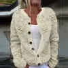 2025 Nuevo Cardigan de Punto con Estampado Digital 3D Chaqueta para Mujer Principios de Primavera y Otoño Venta al por Mayor