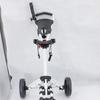 Fábrica de origen directo carrito de golf cuatro ruedas aleación de aluminio carro de bolas curso plegable carro al por mayor LOGO