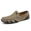 Zapatos casuales de talla grande Tods de cuero genuino estilo coreano, modernos, versátiles, slip-on de pulpo perezoso, zapatos para conducir