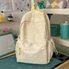 Mochila cielo estrellado azul brumoso suave, estilo coreano suave y linda, con un ambiente dulce y encantador, perfecta para salidas y sesiones de fotos
