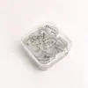 Set de anzuelos boca de caballo Luya en caja al por mayor 20mm0.45g anzuelo boca de caballo cabeza plomada gusano de pan larva biónica cebo blando