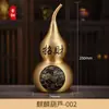 Bolsa de Latón de Lujo para Mejorar la Fortuna Bagua con Calabaza, Nueve Dragones de Fuego Púrpuras y Calabazas Kirin Grandes y Pequeñas, Artesanías para Decoración de Mesa de Sala de Estar
