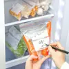 Sacos para Conservar Alimentos com Costelas Duplas Atacado, Sacos Seláveis para Refrigeração, Sacos Densos de Grau Espessado, Sacos Transparentes Auto-Selantes