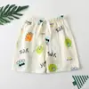 Pantalones Cortos de Verano para Niños, Ropa para Niños, Pantalones Cortos Casuales de Algodón Estilo Coreano para Niños y Niñas, Pantalones Casuales de una Pieza para Niños de Talla Pequeña y Mediana con Abertura en la Entrepierna