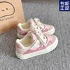 Sapatos Nicho Versátil Original Tênis Populares Femininos 2025 Novo Estilo Coreano Casual Sapatos Brancos Sapatos Pão de Sola Grossa