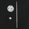 Set de asta telescópica de acero inoxidable de 2 metros soporte para globos grande columna para tablero KT tapón de cuenco de plástico para globo inflable