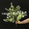 El paquete de hojas de girasol de aguja planta verde simulación hojas de planta verde Boda Mori pared de plantas verdes hogar decoración suave material de hoja venta al por mayor transfronteriza