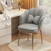 Cadeira de Maquiagem Simples da Internet Tendência Banqueta com Encosto Quarto de Menina Bancada de Maquiagem Cadeira para Unhas Cadeira de Luxo Leve Cadeira Doméstica Flor Pétala