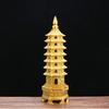 Torre Wenchang de Cobre de 9 Pisos y 13 Pisos Adorno Decoración de Escritorio de Oficina para Niños y Niñas Decoración Artesanal Universal para Escritorio