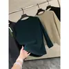 Outono e inverno veludo alemão dupla face nova moda casual macia e amigável à pele quente cor sólida camiseta básica para homens