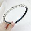 [GeLin boutique] trançado de cabelo tecido de cabelo fino aro alta crânio top acessórios para o cabelo cocar pressão cabelo antiderrapante headband dentado