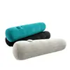 Presiona para inflar la almohada larga y cilíndrica; esta almohada cilíndrica, larga y de peluche es portátil y adecuada para viajar, y se puede usar para descansar mientras se está acostado boca abajo