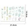 Wang Yuan Curación Manuscrito Exclusivo para Little Tangyuan Súper Duper Mega Cósmico Carnaval Letra Manuscrita Pegatina de Transferencia de Calor 3D