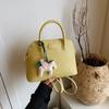 Bolso de Mano Retro de Gran Capacidad 2025 Nuevo Diseño Nicho Casual Trendy para Viaje Diario Bolso de Hombro Tipo Concha para Mujer