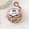 Porta-moedas Capivara Personalizado Desenho Animado Fofo Bolsa de Armazenamento Infantil Bolsa Pequena de Pelúcia Mini Carteira Atacado