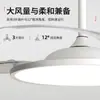 Lámpara de Ventilador Invisible 2025 Nueva Lámpara de Ventilador de Techo Sala de Estar Comedor Dormitorio Habitación Ventilador Eléctrico Integrado Lámparas Zhongshan