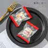 Bolsa de Embalaje Crujiente de Copo de Nieve Bolsa Selladora de Galletas de Dibujos Animados Pequeña Independiente Simple Caramelo Leche Dátil Galleta Bolsa para Hornear Alimentos