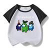 Traje de Verano Nuevo para Niños Lobo Espacial Matando Niños Camiseta de Manga Corta Pantalones Cortos Conjunto Casual de Dos Piezas Una Pieza Cabello