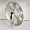 Braçadeira de posicionamento com defletor de aço inoxidável para eixo inflável, braçadeira de fixação, fixação de etiqueta, bucha de expansão, braçadeira de eixo operada manualmente, anel de retenção