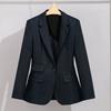 Blazer Feminino Pequeno de Linho Fino Sensação de Alta Qualidade Casual Terno Feminino Verão Novo Protetor Solar Alta Qualidade Exquisito