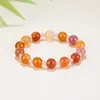 Populares en el comercio exterior, pulseras de cuentas hechas a mano para hombres y mujeres para aliviar la ansiedad, pulseras de la suerte del zodíaco de cristal natural europeas y americanas