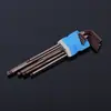 Llave Allen Hexagonal Interior Negro Espejo Bronce S2 Hexagonal Interior Longitud Media Extra Larga Forma de L Llave Hexagonal Interior Torx