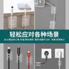 Clip Sujetacables Montado en Pared Herramienta de Gestión de Cables Autoadhesivo Sin Taladro Clip de Almacenamiento Organizador de Cables para Regleta Sin Clavos