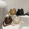 Bolso Cubo para el Trabajo 2025 Nueva Moda Cesta de Verduras Bolso de Mujer Bolso de Hombro Versátil Bolso de Mano Cruzado