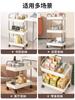 Carrito Librero Estante de Almacenamiento Acero Inoxidable Estante de Almacenamiento Móvil Piso Snack Estante de Almacenamiento Multicapa Escritorio Producto Nuevo