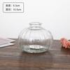 Juego de Jarrones de Vidrio Transparente de Lujo Ligero con un Toque de Alta Gama para Arreglos Florales, Jarrón de Vidrio Hidropónico Decoración de Escritorio
